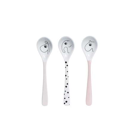 Picture of Done by Deer®  3-pcs Spoon Set Happy Dots