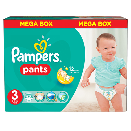 Picture of Pampers® Pants Diapers Size 3 (6-11kg) 120 Pcs.