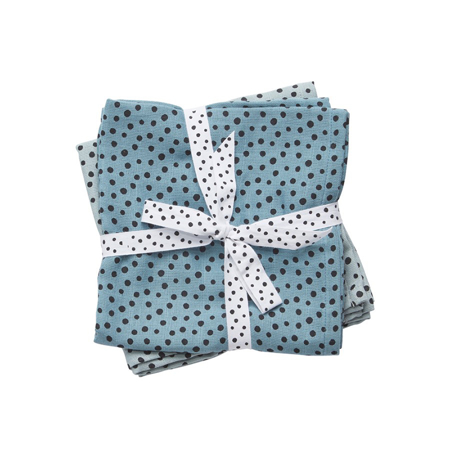 Picture of Done by Deer® Swaddles 2-Pack Happy Dots 120x120
