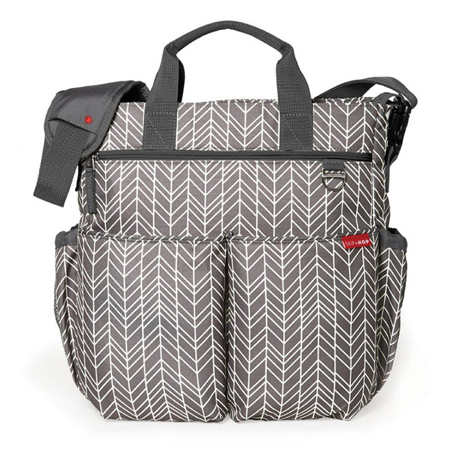 Picture of Skip Hop® Duo Signature Diaper Bag Grey Feather