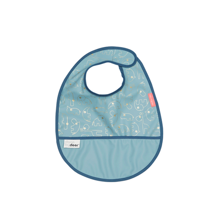 Picture of Done By Deer Bib W/Velcro Contour - Gold/Blue