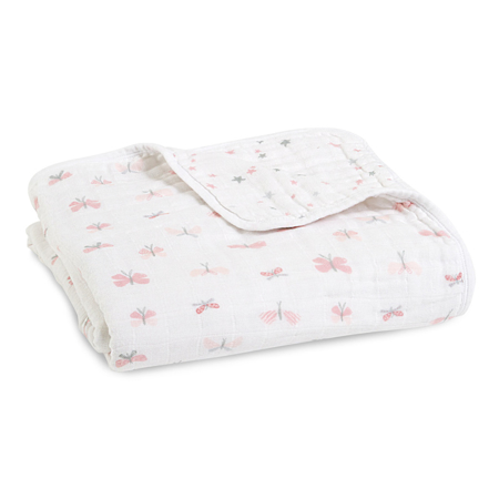 Picture of Aden+Anais® Classic Dream Blanket  Lovely Reverie Butterflies (120x120)