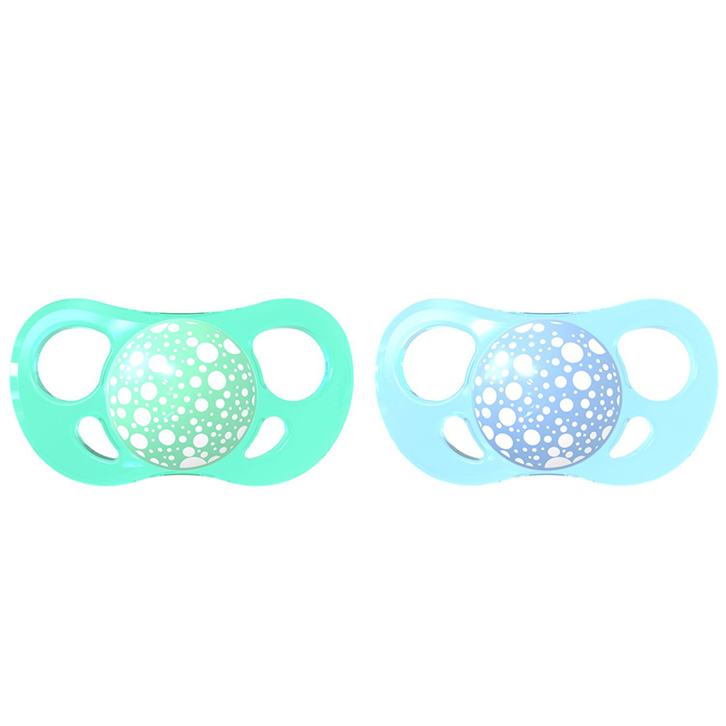 Picture of Twistshake 2x Pacifier Pastel Blue&green (0+/6+) - 6+ M