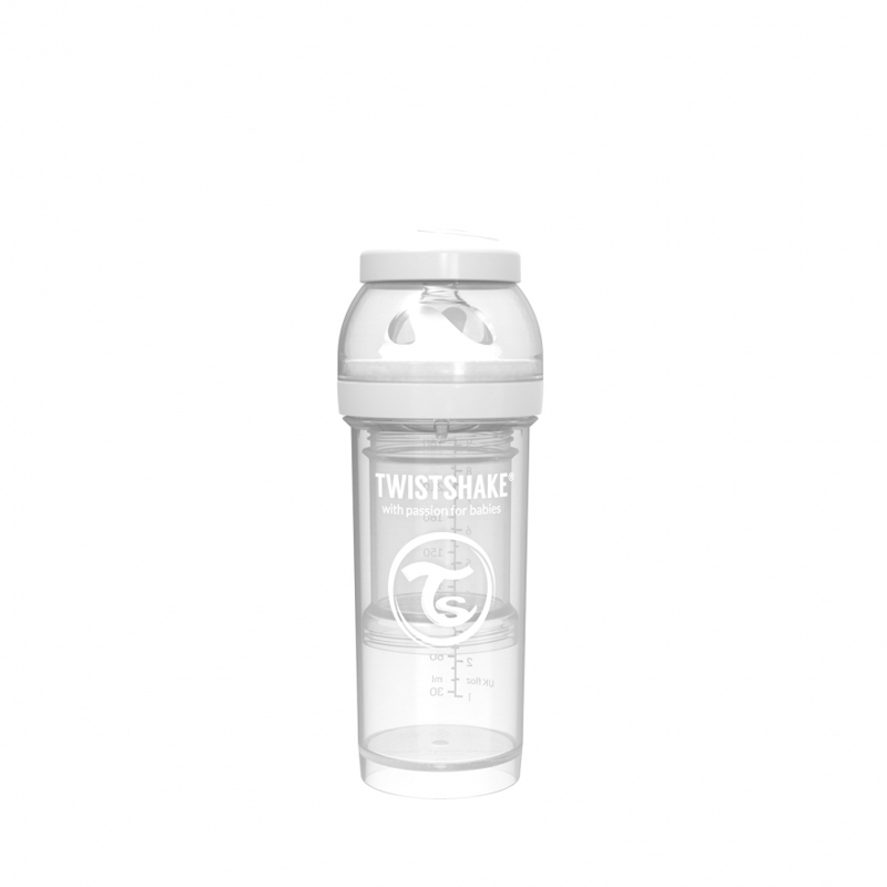 Picture of Twistshake Anti-Colic Bottle 260ml (2+M) - White