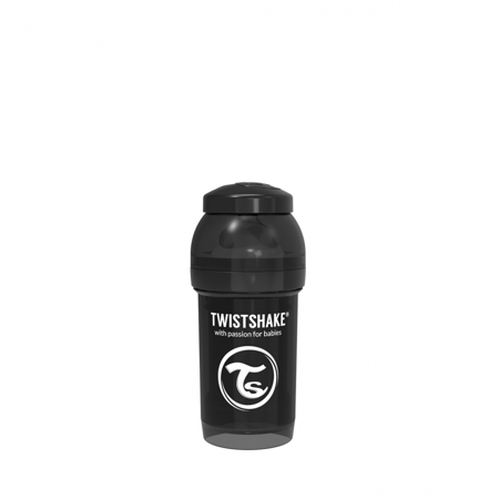 Picture of Twistshake Anti-Colic Bottle 180ml (0+M) - Black