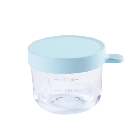Picture of Beaba®  Glass&Silicone Container 150ml Light Blue
