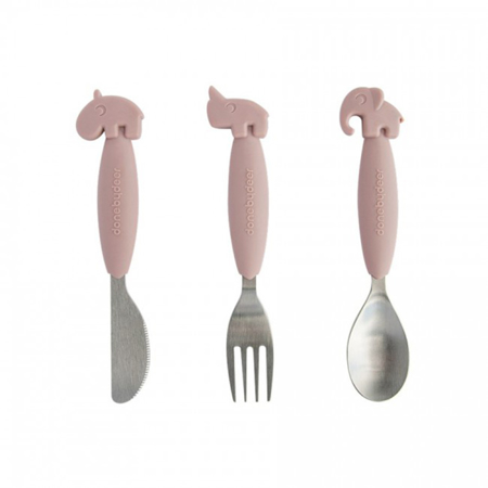 Picture of Done by Deer®  Easy grip cutlery set YummyPlus