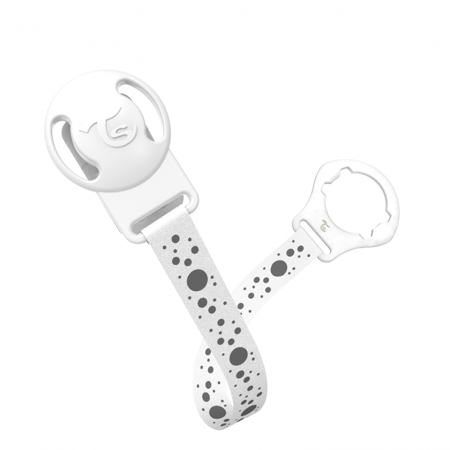 Picture of Twistshake Pacifier Clip - White