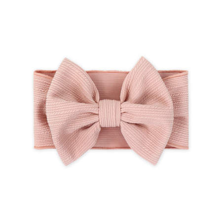 Picture of Wide Elastic Bowtie Headband Pink