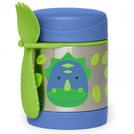Picture of Skip Hop® Insulated Little Kid Food Jar Dinosaur