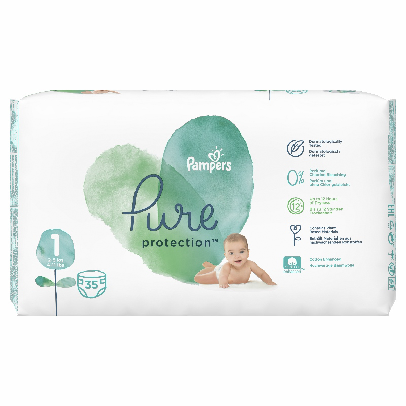 Pampers® Diapers Pure Protection Size 1 