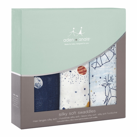 Picture of Aden+Anais® Silky Soft Swaddles 3-pack Stargaze 120x120