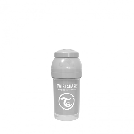 Twistshake Anti-Colic Bottle 180ml (0+M) - Pastel Grey
