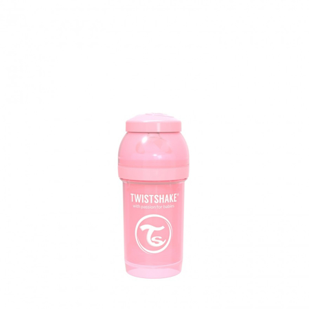 Picture of Twistshake Anti-Colic Bottle 180ml (0+M) - Pastel Pink