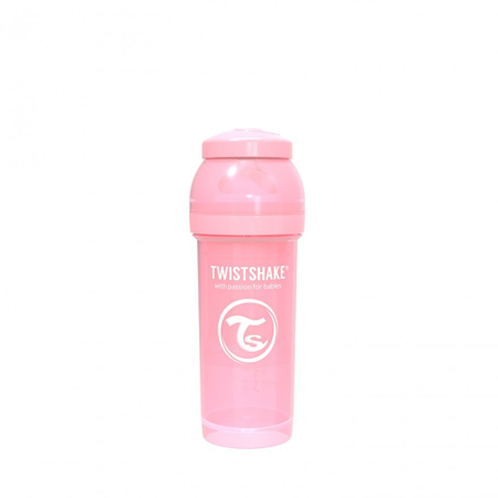 Picture of Twistshake Anti-Colic Bottle 260ml (2+M) - Pastel Pink