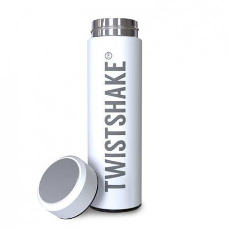 Picture of Twistshake Hot Or Cold Insulated Bottle 420ml - White
