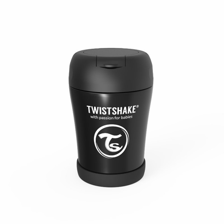 Picture of Twistshake® Stainless Steel Food Container Black
