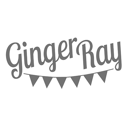 Picture of Ginger Ray® Gold foiled Baby shower paper plates Oh Baby!