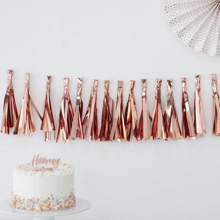 Picture of Ginger Ray® Rose Gold Tassel Garland Pick & Mix