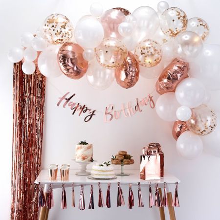 Picture of Ginger Ray® Balloon arch Kit Rose Gold
