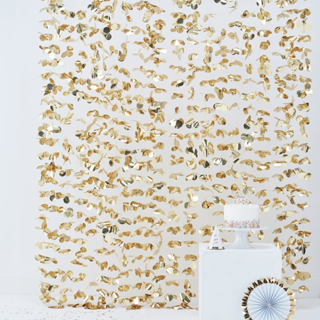 Picture of Ginger Ray® Gold Photo Booth Backdrop Pick and Mix