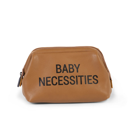 Picture of Childhome® Baby Necessities Toiletry Bag Leatherlook Brown