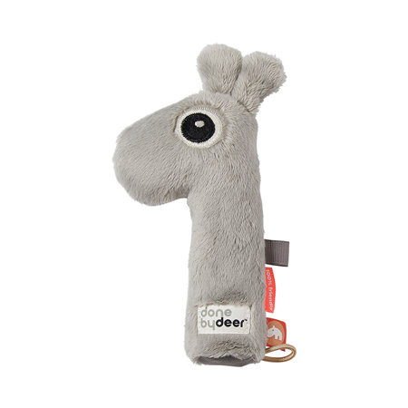 Picture of Done by Deer® Squeaker rattle Raffi Grey