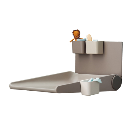 Picture of Leander® Wally™ Wall mounted changing table Cappucino