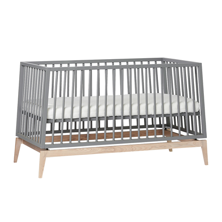 Picture of Leander® Luna™ Baby Bed wo. mattress 140x70 cm Grey/Oak