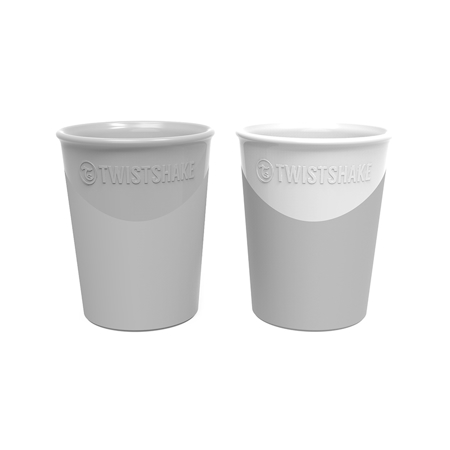 Picture of Twistshake 2x cups Grey&White 170ml 6+M