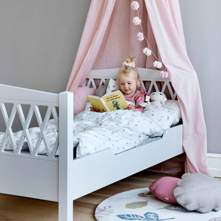 Picture of CamCam® Harlequin Junior Bed 90x160 - White