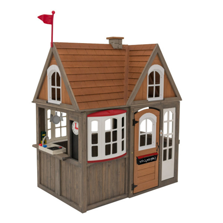 Picture of KidKraft® Greystone Cottage Playhouse with EZ Kraft Assembly™