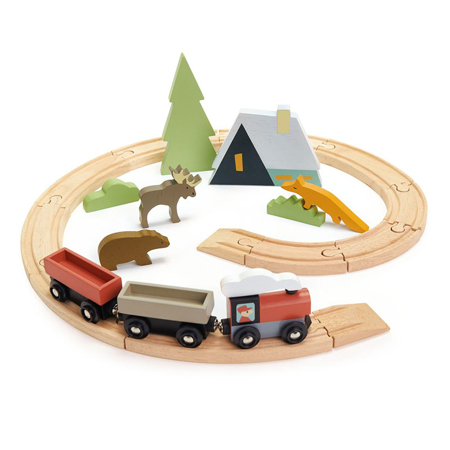 Picture of Tender Leaf Toys® Treetops Train Set