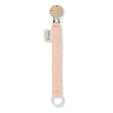 Picture of Konges Sløjd® Pacifier strap muslin - Rose Dust