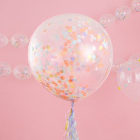 Picture of Ginger Ray® Giant Pastel Party Confetti Filled Balloons