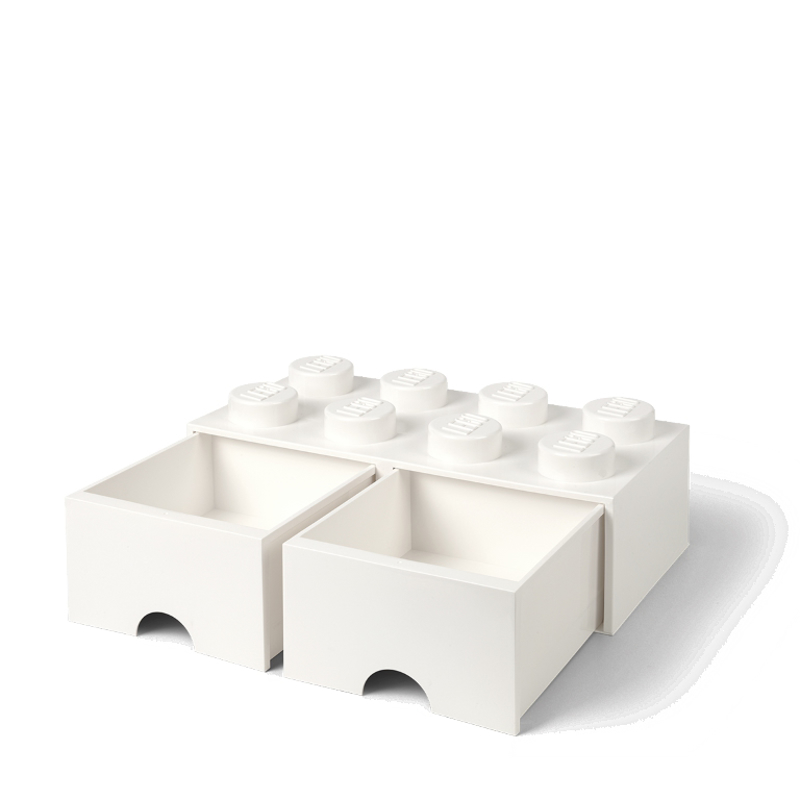 Picture of Lego® Storage Box with Drawers 8 White