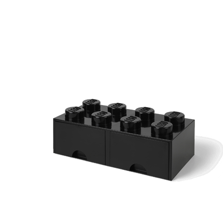 Picture of Lego® Storage Box with Drawers 8 Black