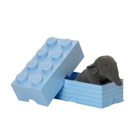 Picture of Lego® Storage Box 8 Light Royal Blue
