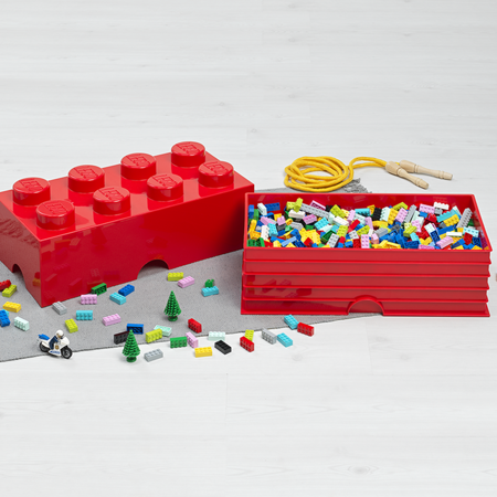 Picture of Lego® Storage Box 8 Dark Grey