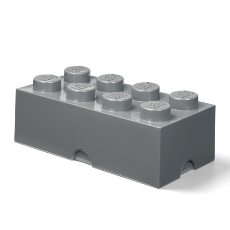 Lego® Storage Box 8 Dark Grey