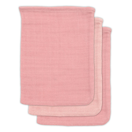 Picture of Jollein® Bamboo washcloth Pale pink (3pack)