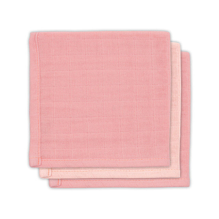 Jollein® Bamboo mouth cloth Pale pink (3pack)