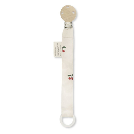 Picture of Konges Sløjd® Pacifier strap muslin - Cherry
