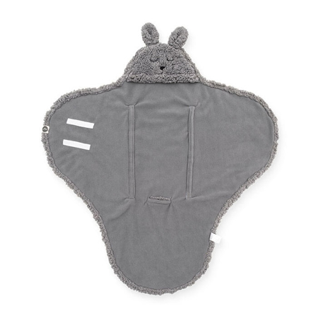 Jollein® Wrap blanket Bunny Storm Grey 105x100