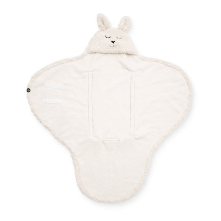 Jollein® Wrap blanket Bunny Off White 105x100