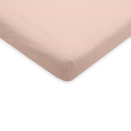 Picture of Jollein® Fitted Sheet Jersey Pale Pink 120x60