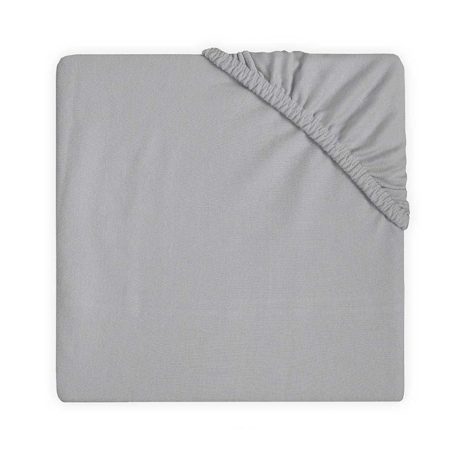 Jollein® Fitted Sheet Jersey Soft Grey 140x70/150x75
