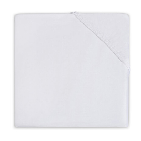 Jollein® Fitted Sheet Jersey White 140x70/150x75