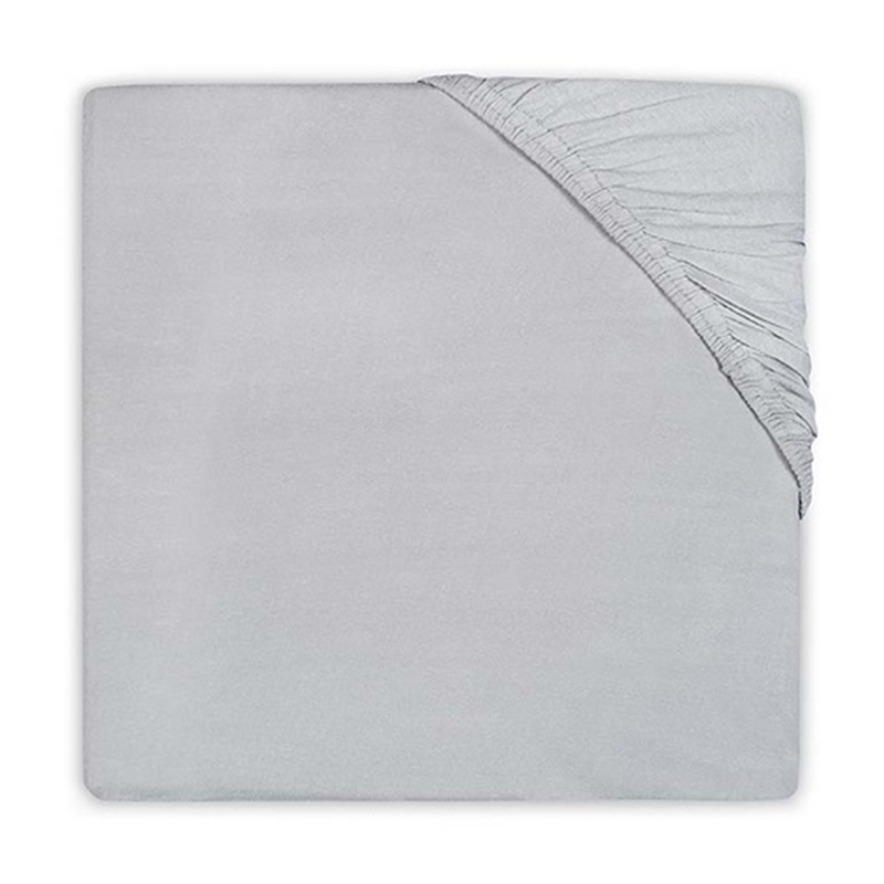 Picture of Jollein® Fitted Sheet Jersey Soft Grey 120x60