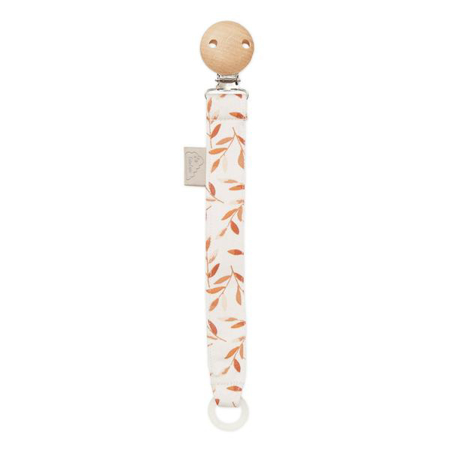 Picture of CamCam® Pacifier Clip Caramel Leaves